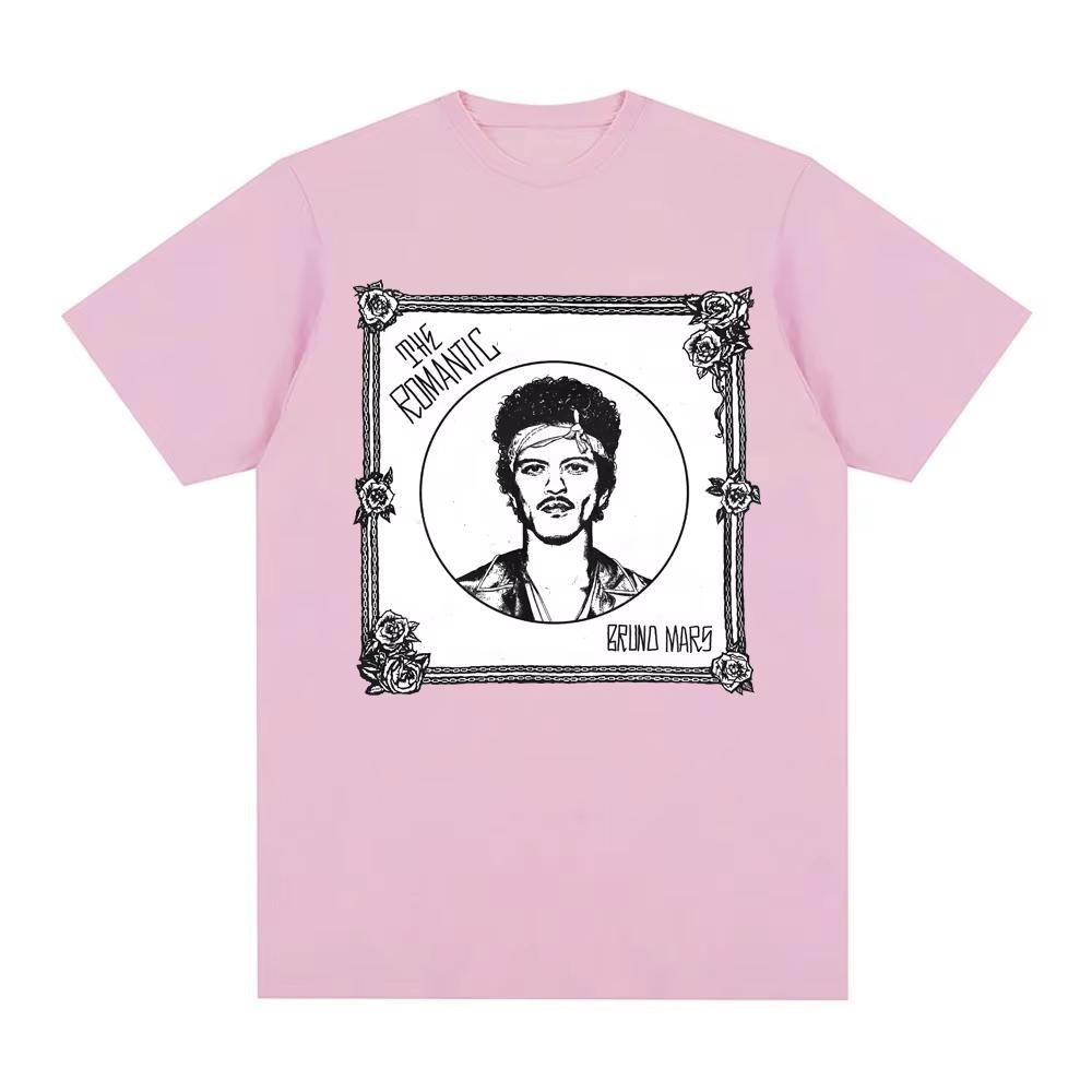 Bruno Mars 2026 Tour The RoUnisextic Album Graphics 100cotton Unisex Shirt New Y2K ONeck Short Sleeve Unisexs Womens Summer Tshirt
