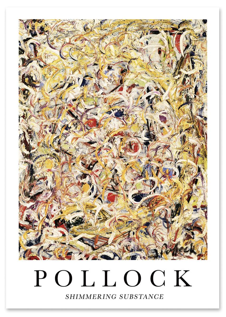 

Постер абстракції картини Поллока 30x40 cm