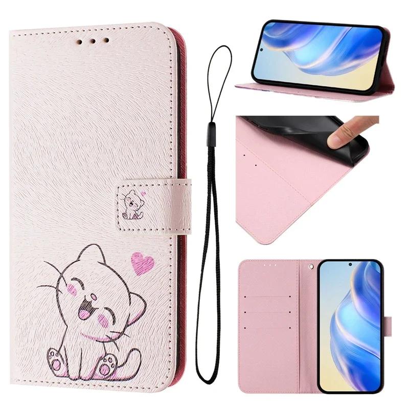 Flipové kožené pouzdro pro Xiaomi Redmi 14C 13C 12C 10C 10A 14R s malovaným vzorem, peněženkové pouzdro pro Xiaomi Redmi 13 12 10 5G pouzdro na telefon