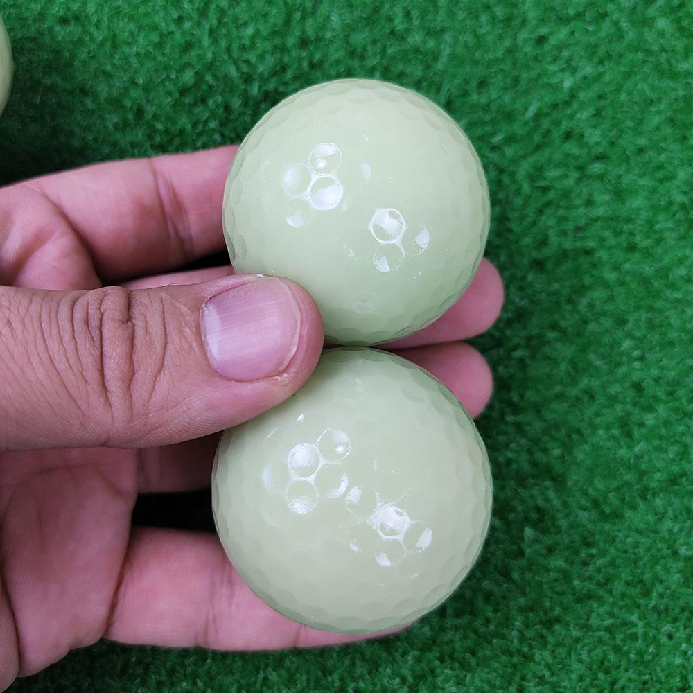 2-Pack Photoluminescent Golf Balls  Night Use & Glow In Dark Practice Balls