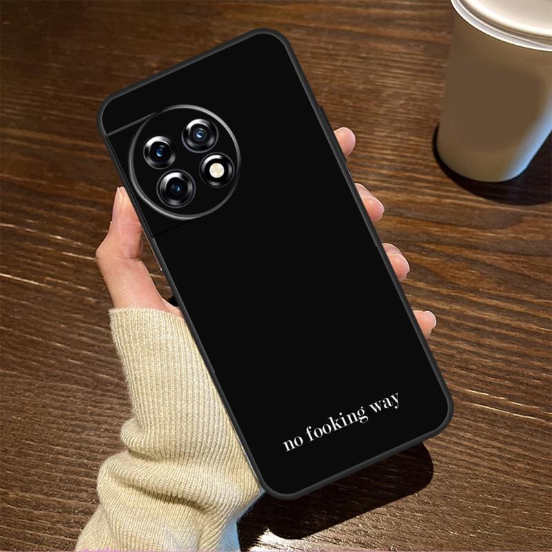 

Simple Minamilst Black Quote For OnePlus 15R 13 12 11 9 Pro 12R 13R 10T 13T Case For OnePlus Nord 5 CE 2 3 4 Lite N20 N30 OnePlus 15