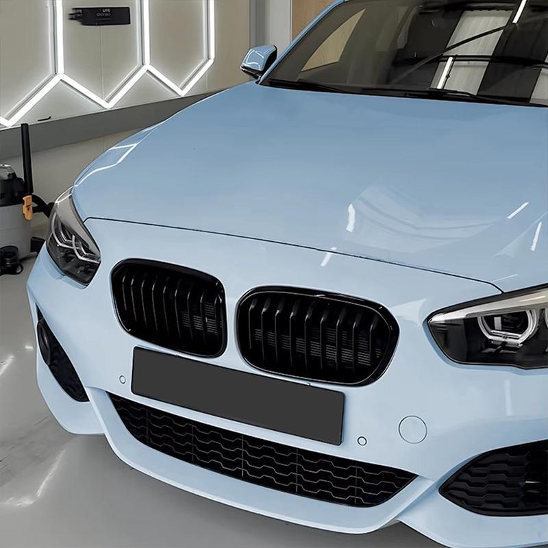 Car Front Bumper Racing Grille Front Kidney Dual Line Grilles For BMW 1 Series F20 F21 2015- Car Front Grill Replacement