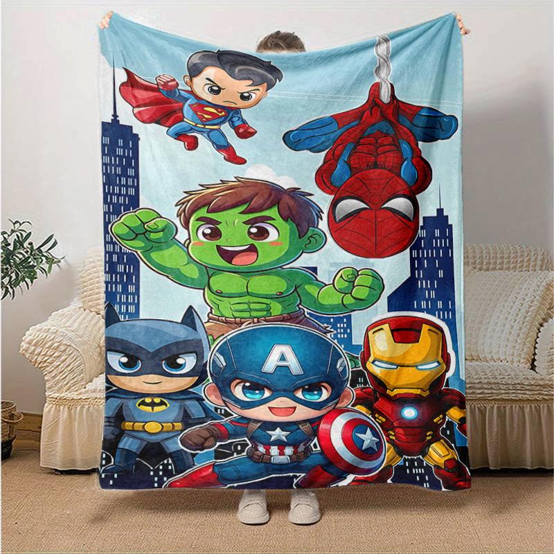 1pc Thor Love Thunder Loki Artwork Marvel Soft Throw Blanket Flannel All Season Light Weight Living Room/Bedroom Warm Blanket. M731029