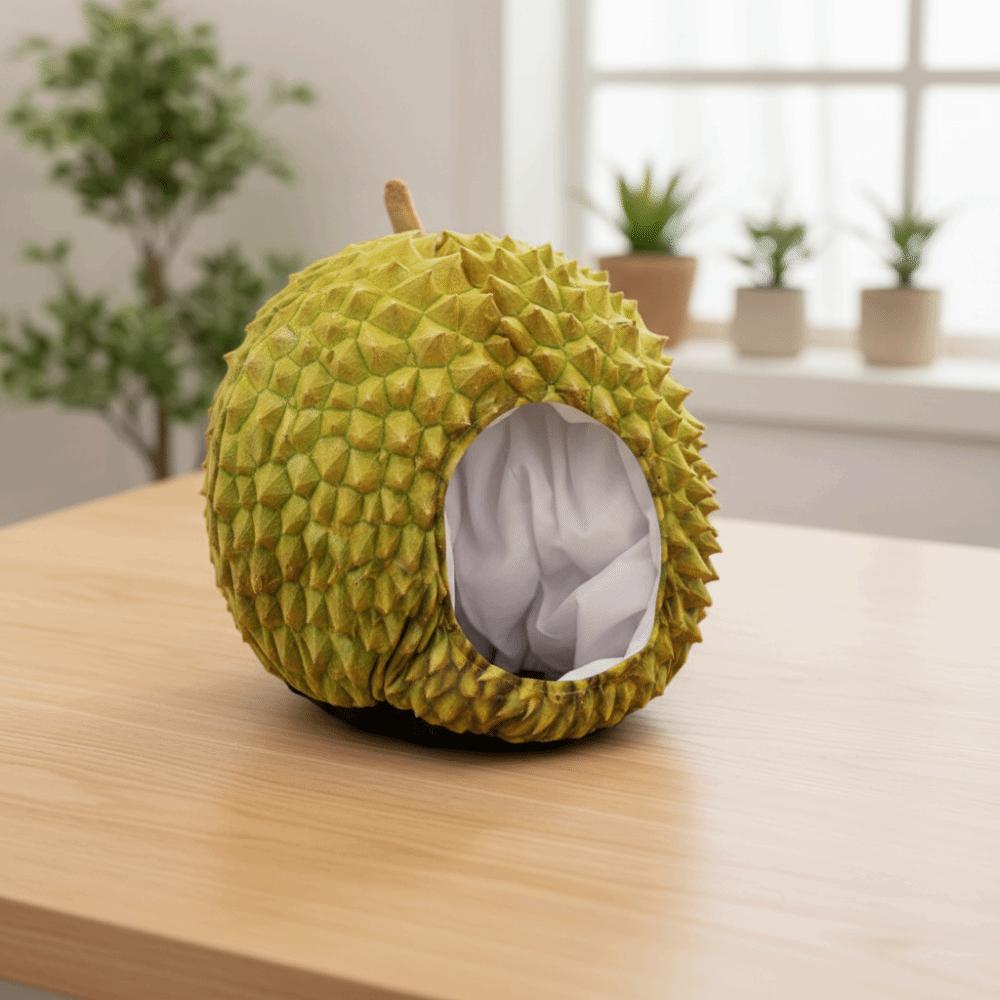 Cartoon Design Broccoli Head Cover Realistic Durian Head Cover Cosplay Costume Party Photo Props