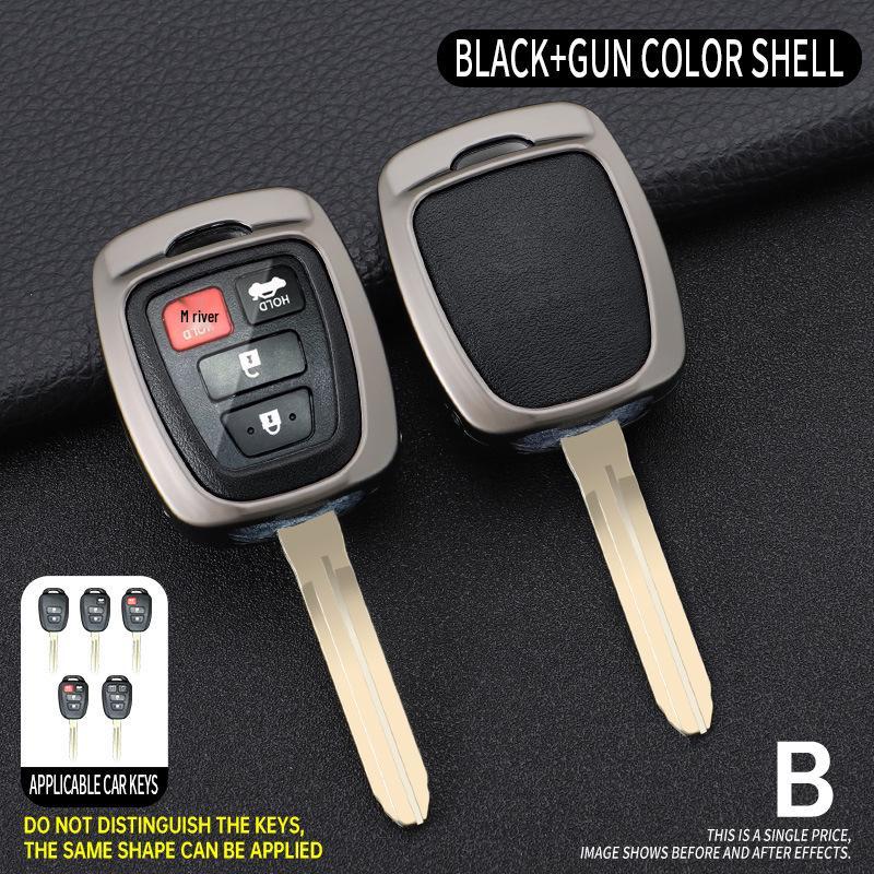 Key Cover Shell for Toyota FJ Cruiser, RAV4, Prado, and Land Cruiser