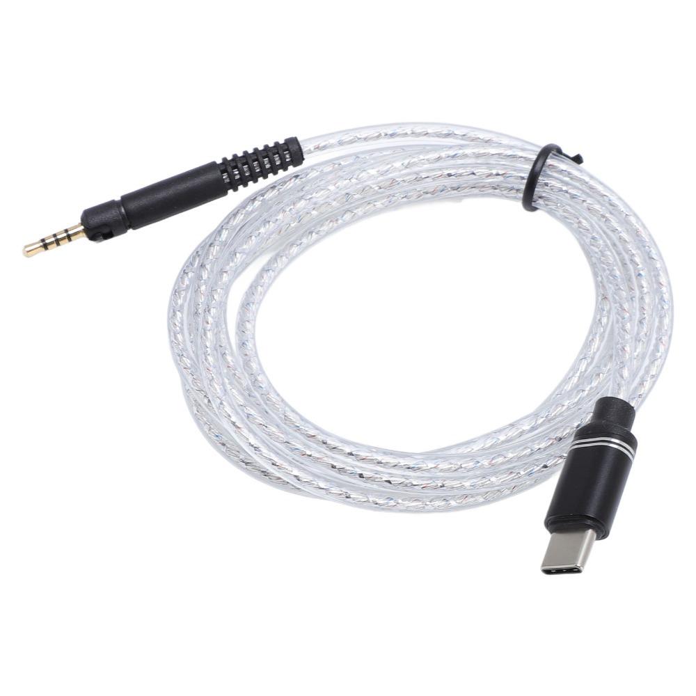 Lightweight USB C to 2.5mm Headphone Cable for M30X M40X M50X for HD598 599 HD558
