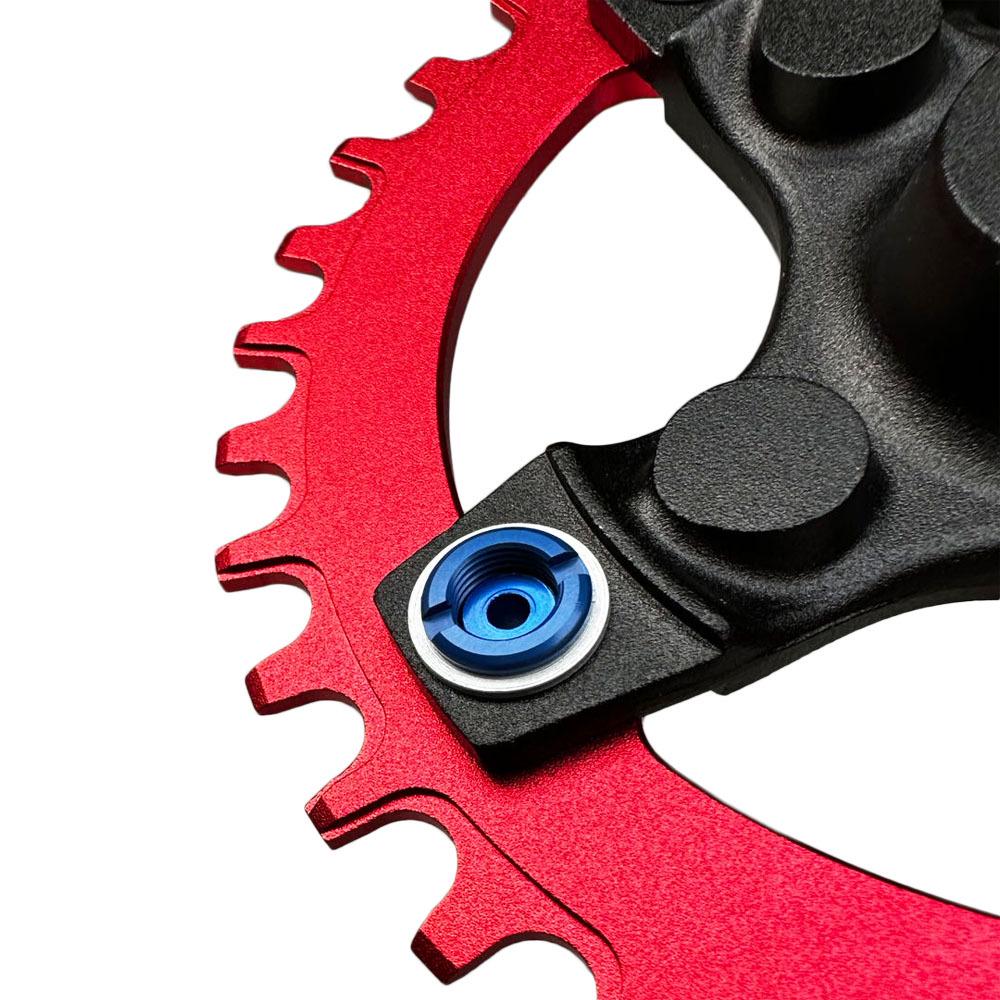 Arandela de Tornillo de Bielas de 3 mm para Bielas de Bicicleta de Montaña, Brazo de Bielas y Protección de Platos - Modificador de Plato Único de 1 mm