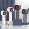 Handheld Turbo Fan 100 Speeds Portable Turbo Fan USB Rechargeable Electric Cooling Fan Mini Personal Fan for Home Office