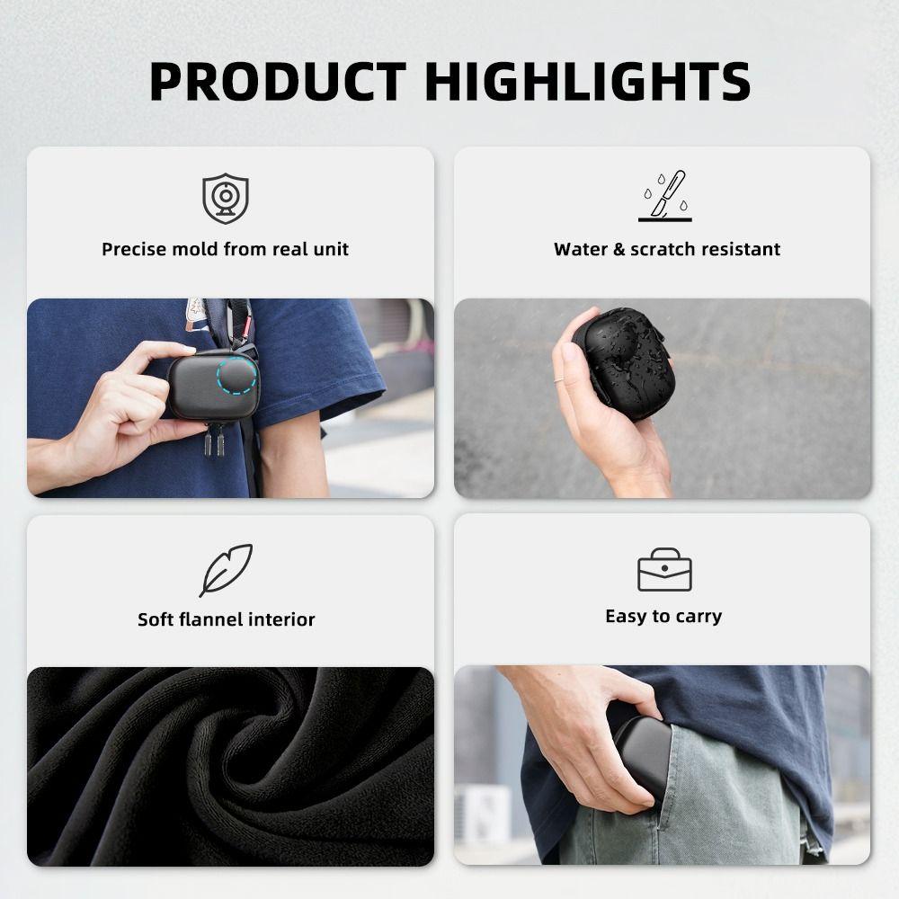Portable Camera Mini Body Bag Protective Shockproof Storage Bag Lightweight Organizer Case for Insta360 GO Ultra