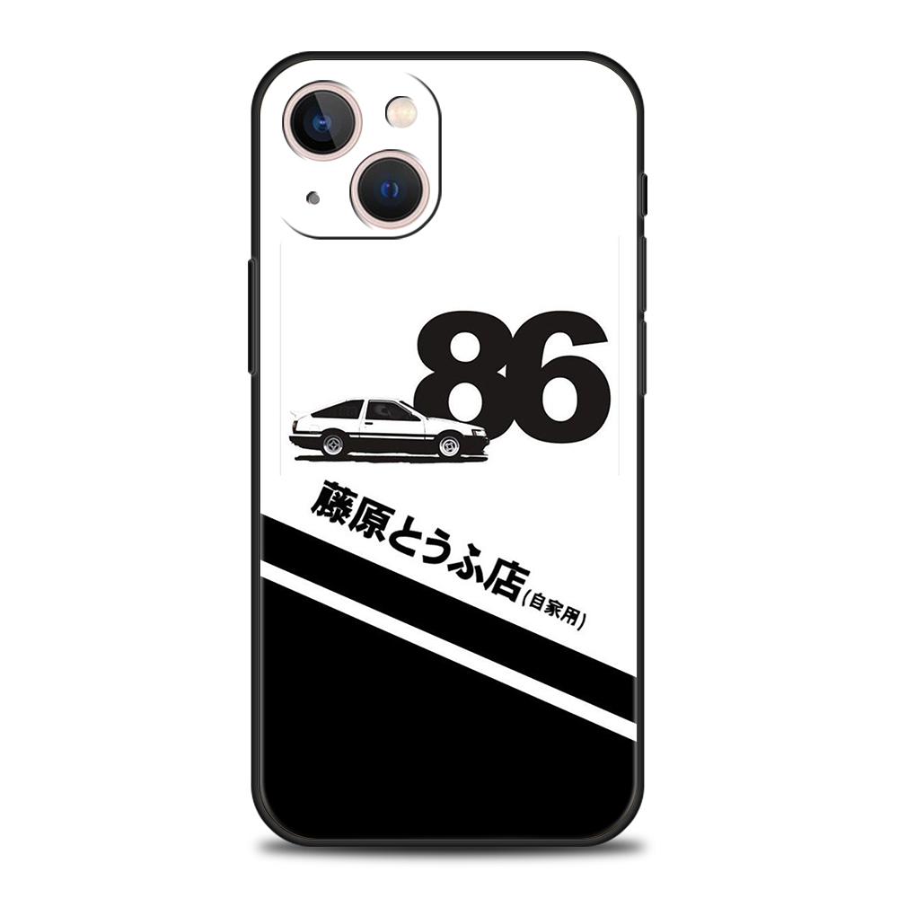 

Initial D AE86 Phone Case for iPhone 16 15 14 13 12 Pro Max 11 Pro Max 7 8 Plus XS XR Shockproof Soft Shell Capas Bag TPU iPhone 15