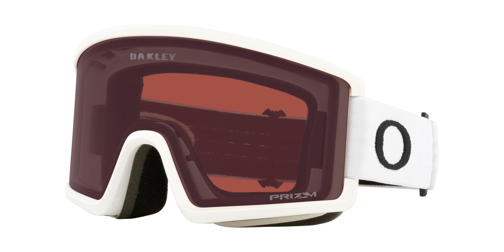 Oakley Target Line L Matte Dark Grey One Size Goggles, White/Prizm Lens,