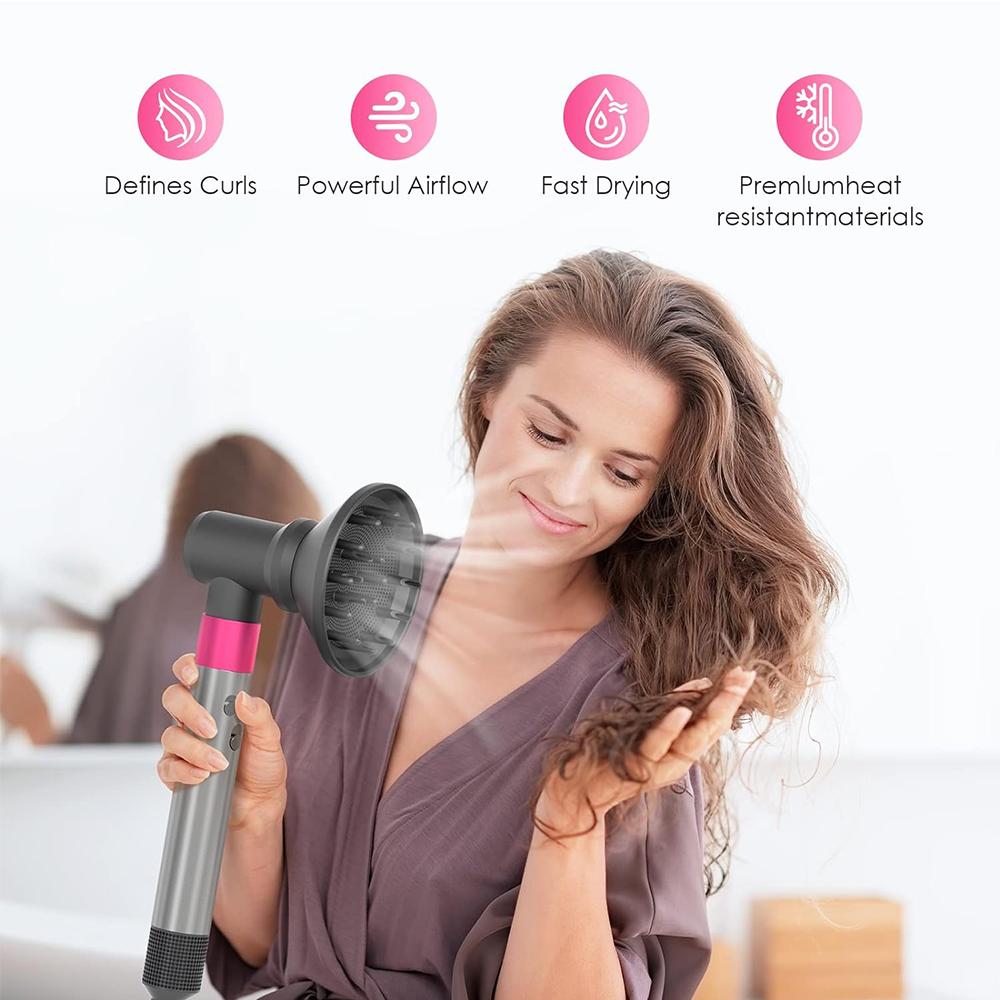 Diffuser and Adaptor for Dyson Airwrap Styler Converting Blow Dryer Combination