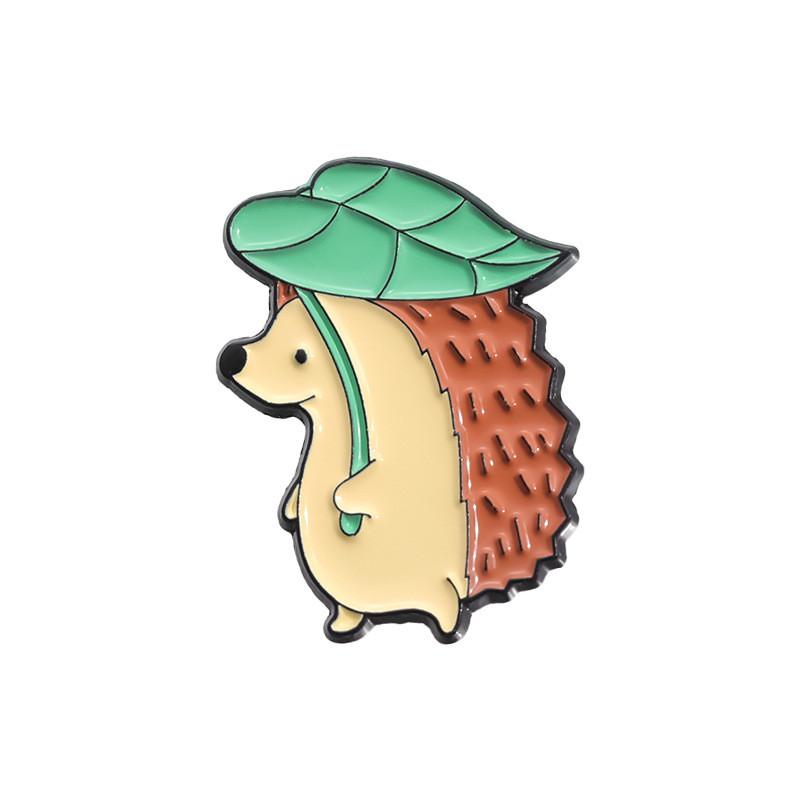 Stylish Fun And Animal Character Brooch In Frog Duck Rabbit Hedgehog Designs For Fashion Lovers