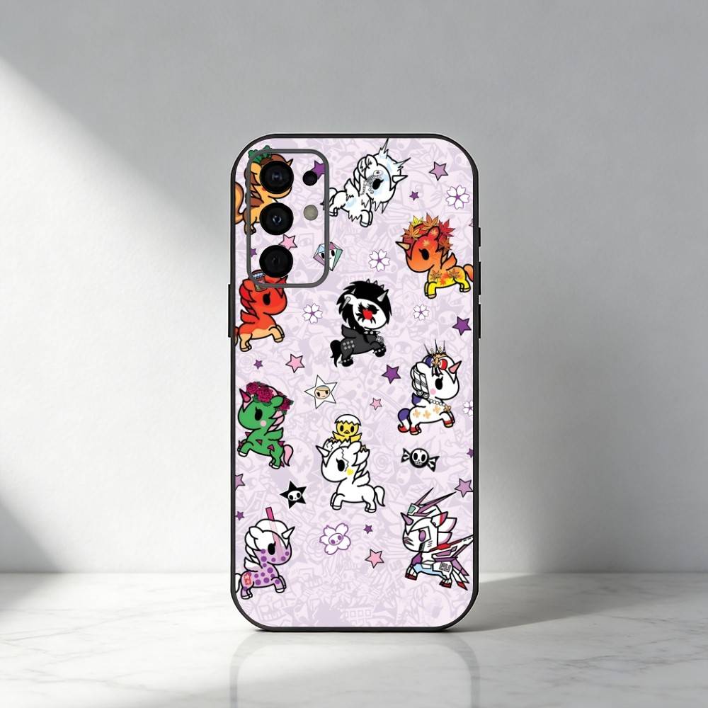 Japanese Pop T-Tokidoki-i Culture Phone Case For Samsung S25,S24,S21,S22,S23,S30,Ultra,S20,Plus,Fe,Note,5G Black Cover