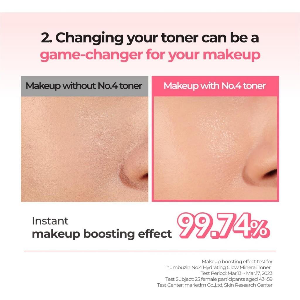 [Numbuzin] No.4 Hydrating Glow Mineral Toner, 200mL