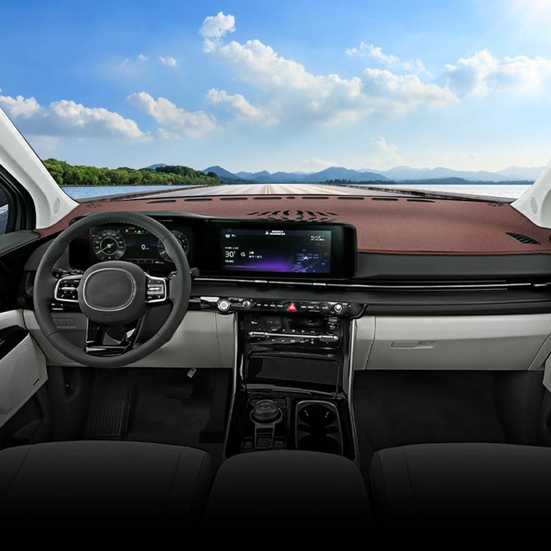 Abaiwai For Kia Carnival Ka4 2024 2025 Car Dashboard Sun Shade 3d Trument Desk Non-slip Mat Accessories