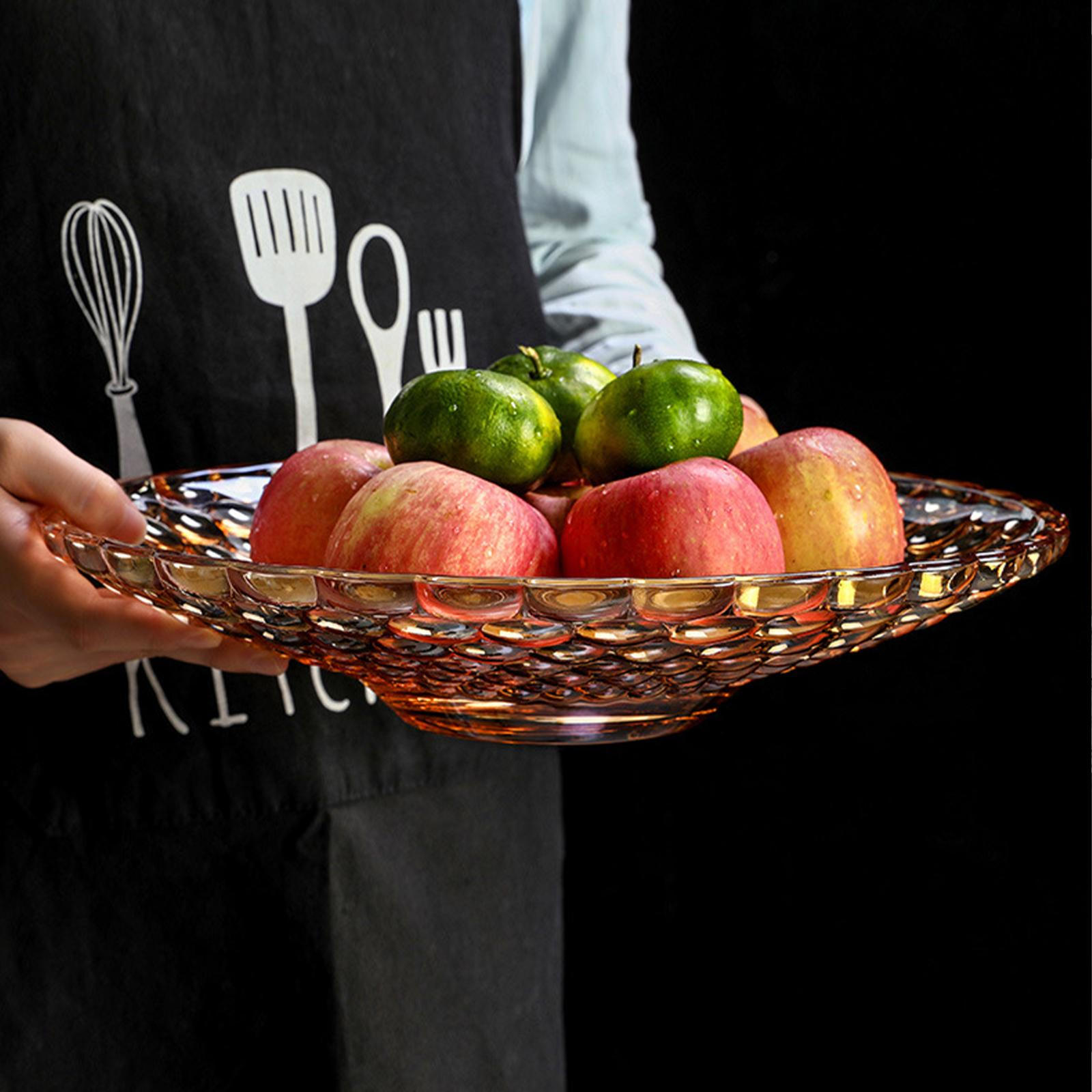 Фруктовница Конфетница Большая Декоративная Роскошная Столовая посуда Десертная тарелка для кекса золотой