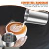 500/1000ML Coffee Milk Frothing Pitcher Jug Stainless Steel Precise Scale Milk Frothing Jug With Handle Latte Barista Profession