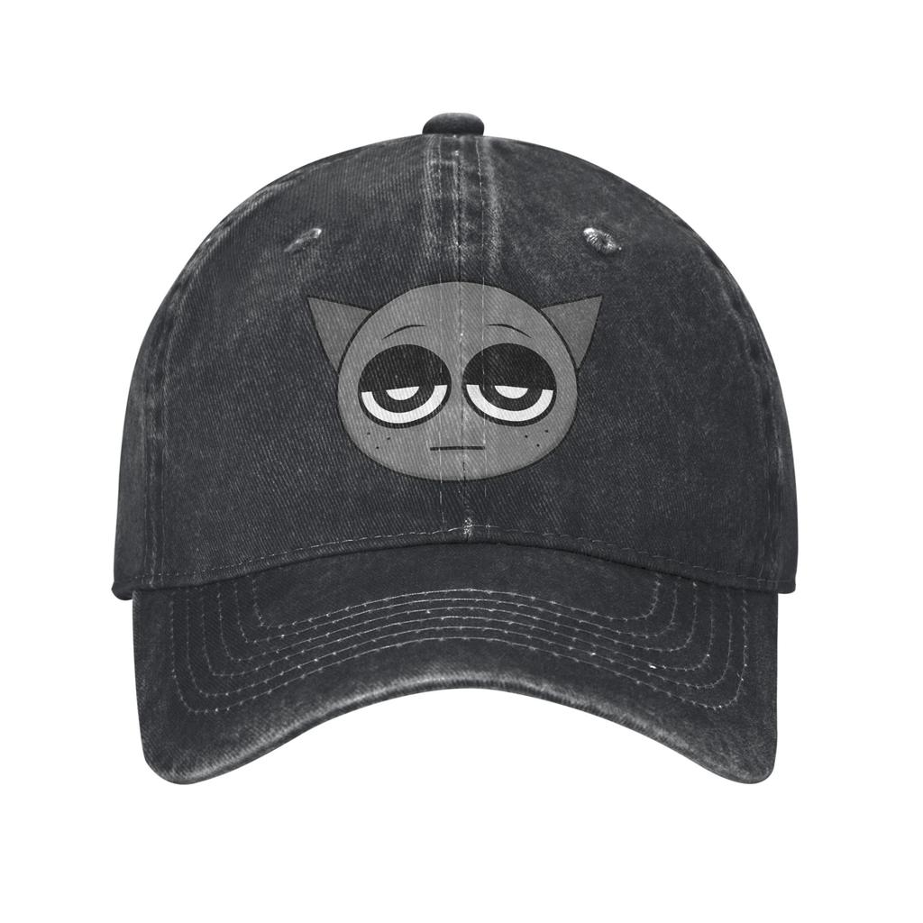Sprunkis Cartoon Unisex Style Baseball Caps  Distressed Cotton Hats Cap Vintage Outdoor Activities Gift Snapback Cap