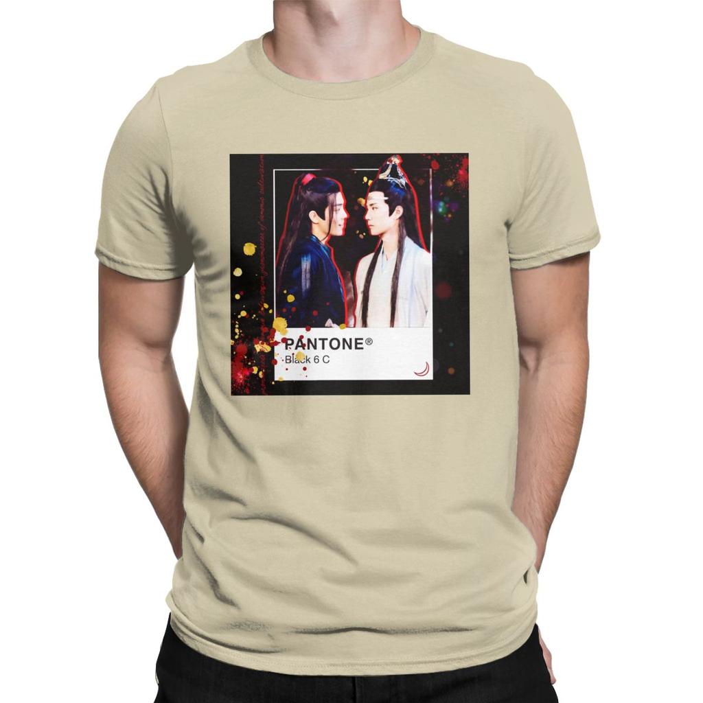 The Untamed T Shirt Men S Vintage T Shirts O Neck Lan Wangji Wei Wuxian Wangxian