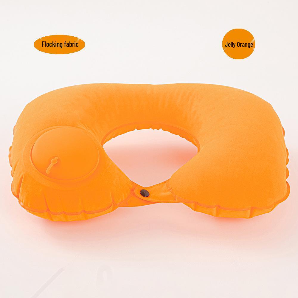 Quick Inflate U-Shaped Travel Neck Pillow