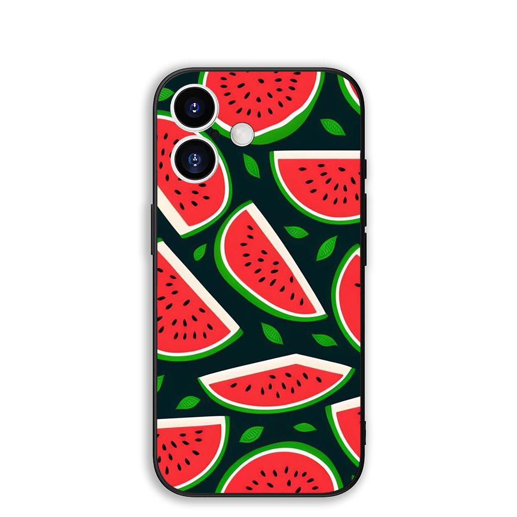 

for Apple iPhone 16 15 14 11 Pro Max 6 7 8 Plus + SE2 SE3 SE 2022 2020 8+ Phone Case Cherry Strawberry Fruit Summer Avocado iPhone (6)(6s)