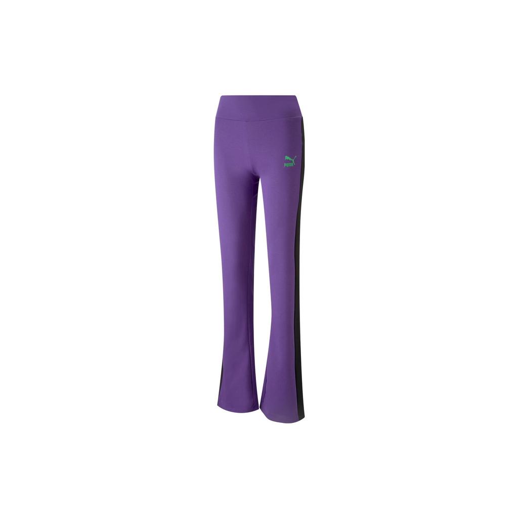 PUMA X DUA LIPA Casual Pants Women's Dark Purple Red 536629-90