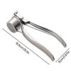 Garlic Press Stainless Steel Quick Garlic Cutter Ergonomic Alloy Garlic Press for Kitchen Restaurant Mincer Manual Press