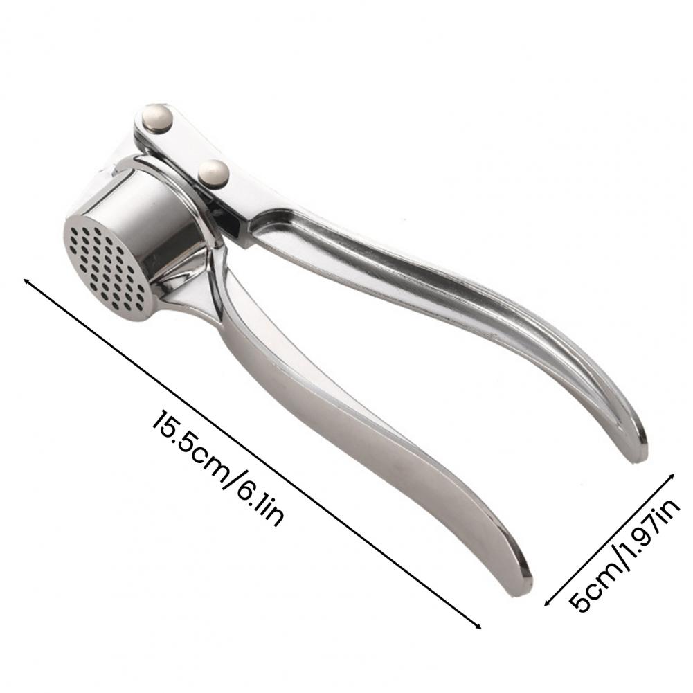 Garlic Press Stainless Steel Quick Garlic Cutter Ergonomic Alloy Garlic Press for Kitchen Restaurant Mincer Manual Press