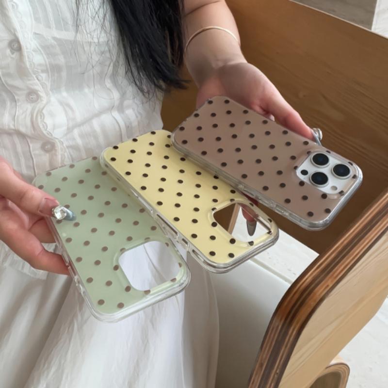 Minimalism Colorful Polka Dots Phone Case For iPhone 17 Air 16 15 14 13 12 11 Pro Max 16e X XR XS Max 7 8 Plus Shockproof Cover