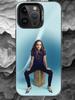 N-Natalie Portman Phone Case For iPhone 17 16 15 14 13 12 11 Pro Max Plus Silver Matte Black Cover