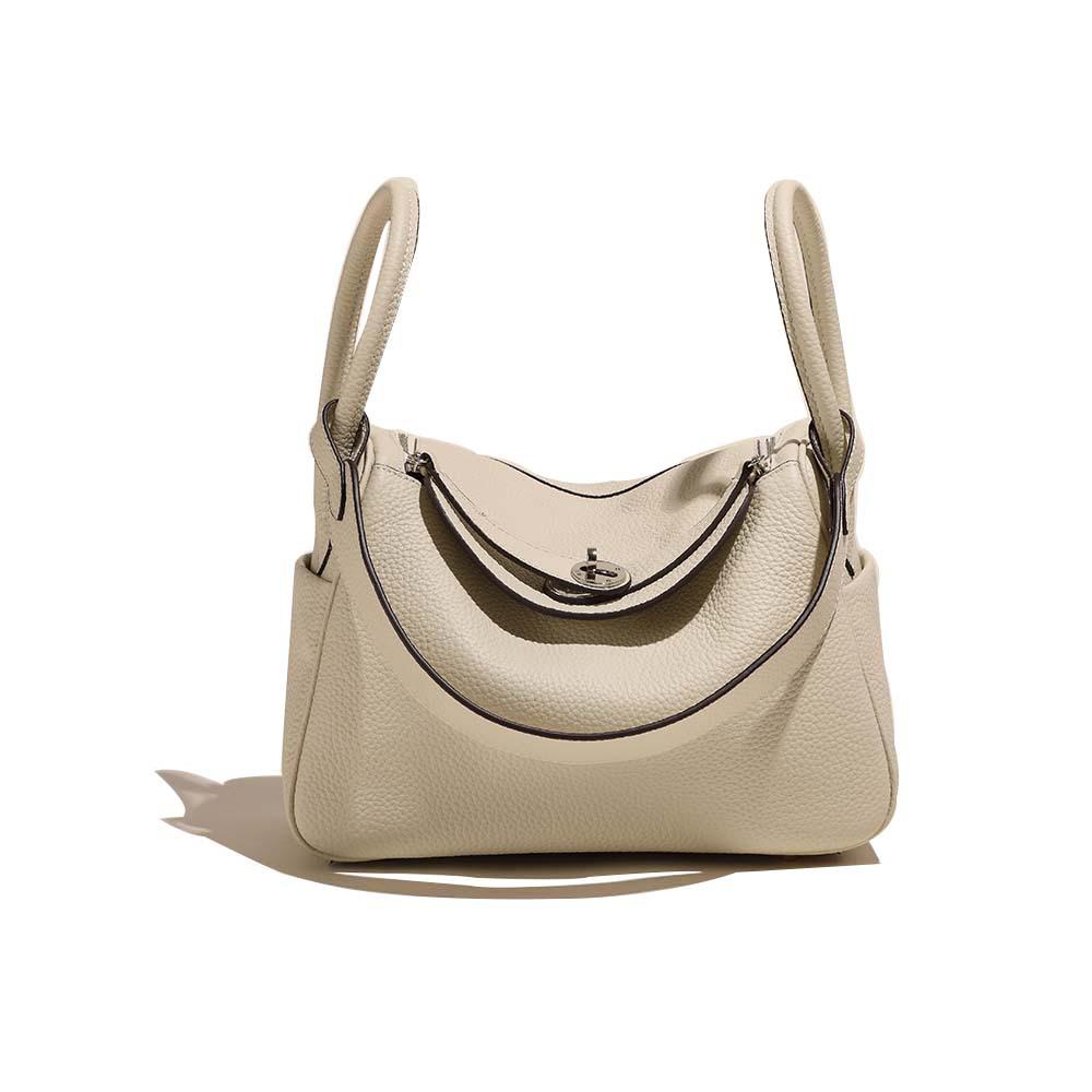 2025 Geantă nouă din piele naturală pentru femei, piele strat superior, geantă Lindy mică, Lindy la modă, versatilă, de mână, pe un umăr, crossbody