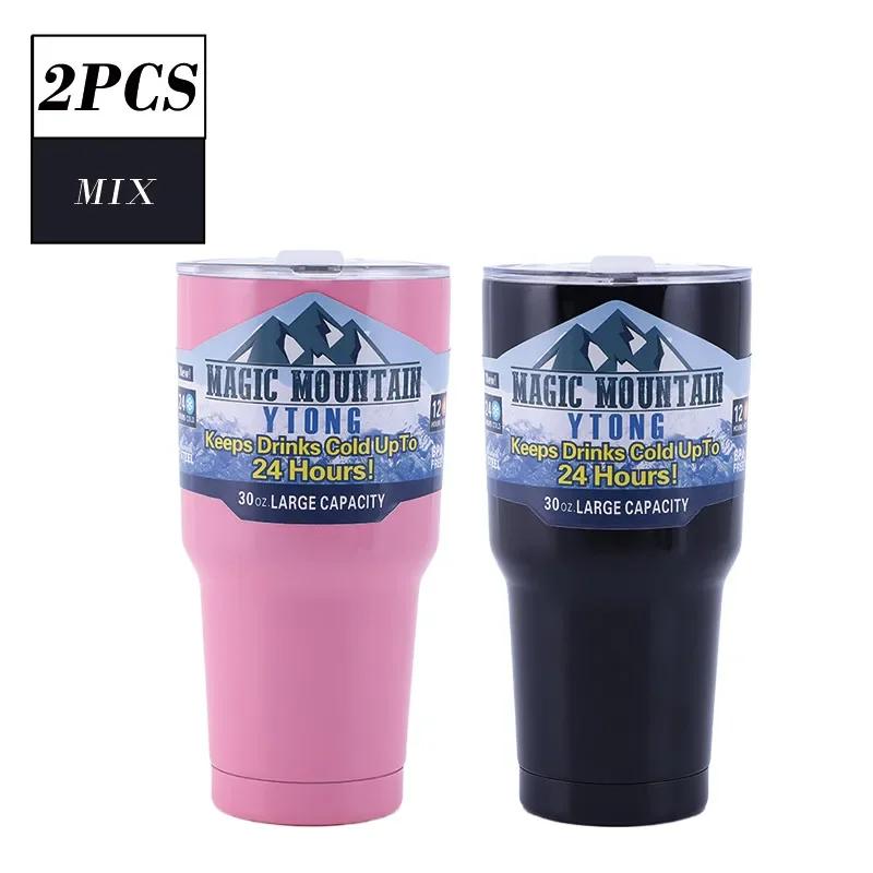 Magic Mountain Mug Hot Car Mug Frozen Thermos Vacuum Insulated Flask Stainless Steel Water Bottle Keep Cold Glasses