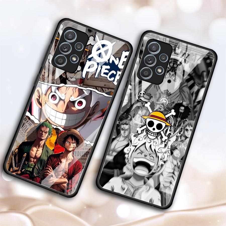 Case for Samsung Galaxy A21 A06 A13 A20 A51 A52 A14 A30 A16 A02 A73 A34 A15 A50 A12 A10 A56 A35 A25 A36 A71 Cover Anime PieceS
