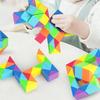 72 Klocki Puzzle Twist Zabawki Plastik ABS Edukacyjny Twist Wąż Kostka dla Dzieci