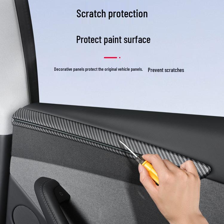 Tesla Model Y/Model YL Door Trim Decorative Panel Sticker for Interior Modification
