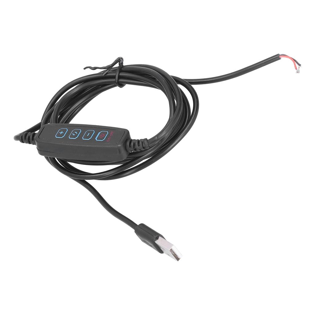 LED 2m Light Switch Cord Dimmable Universal USB Lamp Power Cord for 5V Lamp Outdoor Home