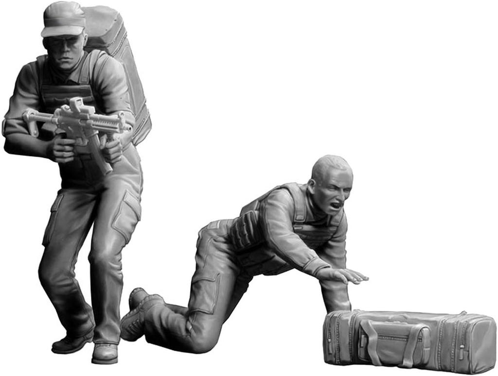 Master Box Robbery Suppression Series Armed Robber Johnson Brothers Plastic Model MB24065 1/24