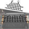 Rear Trunk Mesh Cargo Net Fit for Ford Bronco 4 Door 2021-2024 (Black)