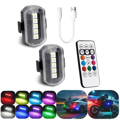 Futwos LED Car Strobe Light with Remote 8 Colors Direct from Japan