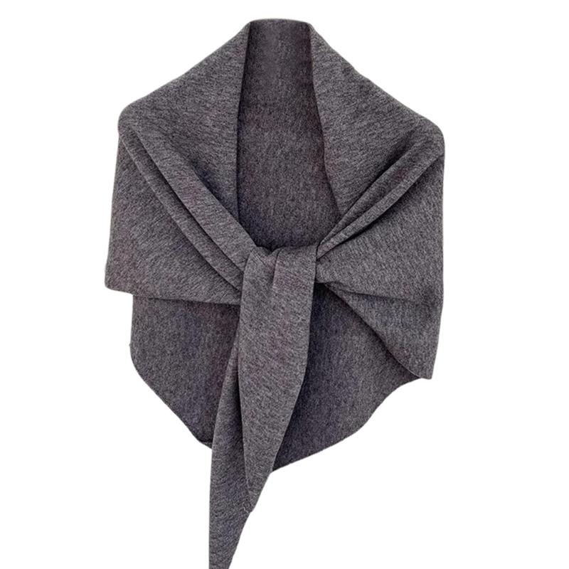 Versatiles Knitted Shawl Light weight Capes Fashionable Breathable Ponchos Warm Winter Accessory