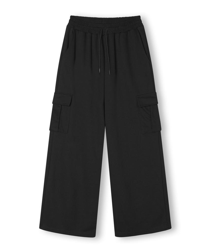 TOPBOY [2Pack Non-Fleece Or Fleece] Cargo Straight Sweatpants 2 Colors (Type A)