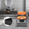 Badezimmer-Sicherheitsmatte für Toilettenstuhl Rutschfester Silikon-Bodenschutz Wasserdichtes Design Ideal für ältere Menschen