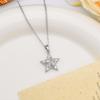 Five-pointed Star Mage Luxury High-end Style Necklace Accessory for Women - Small-Scale Fashion Lockbone Chain
