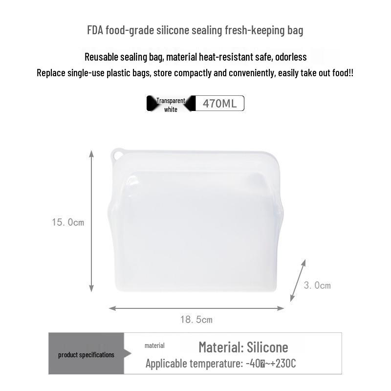 Sheng Bang Rong Silicone Collapsible Fresh-Keeping Lunch Box: Portable, Food-Grade Container for Snacks, Fresh Fruit, and More