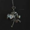 Chaîne de Montre à Gousset Creuse Design Steampunk Horloge Pendentif Collier Vintage Bijoux Montre Hommes Femmes Sac Cadeau Breloque