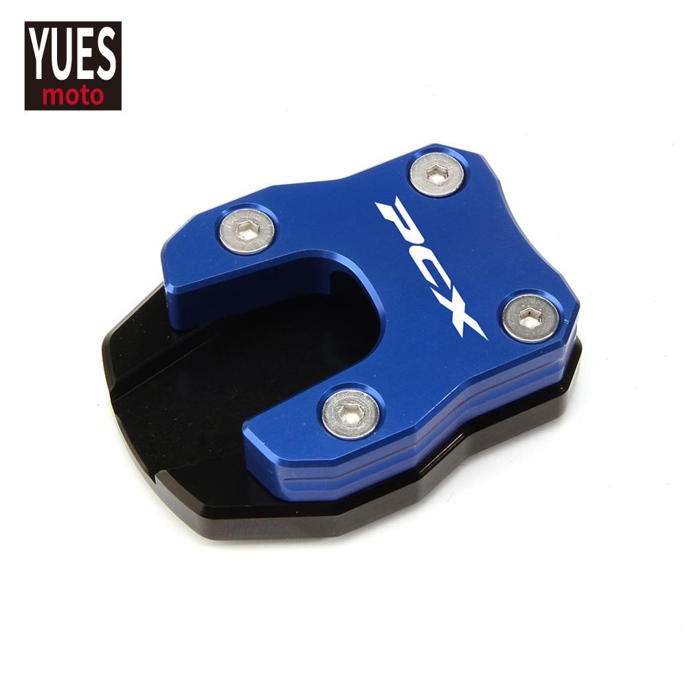 Moto Accessories Side Stand Pad Plate Kickstand Enlarger Support Extension For HONDA PCX125 PCX150 PCX 125 PCX 150 2018-