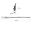 Chisel with Metal Handle and Replaceable Blades Precision Knife, for Medium Cutting and Trimming