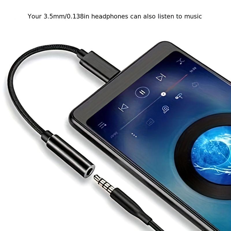 Usb Type C To 3.5Mm Aux Adapter Type-C 3 5 Jack Audio Cable Earphone Cable Converter For Phone Digital Audio Adapter Cable