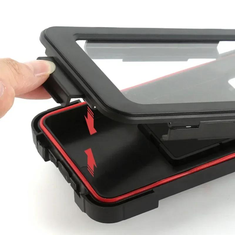 Vodotěsný držák mobilního telefonu na kolo na kolo Univerzální GPS na kolo otočný o 360° nastavitelný držák na mobil na motorku